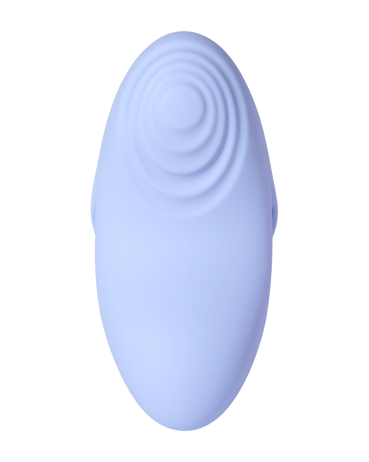 Fioletowy wibrator z widoczną spiralną teksturą na zakończeniu i gładką powierzchnią