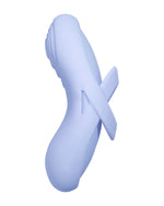 Wibrator z dodatkową gumową pętlą w pozycji pokazującej funkcjonalną część produktu