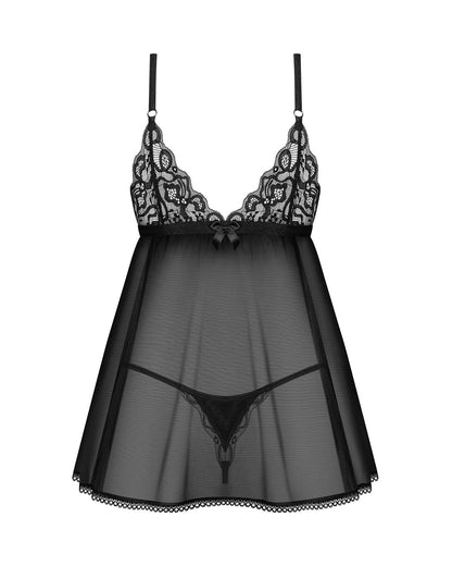 Obsessive Blomentis babydoll i stringi