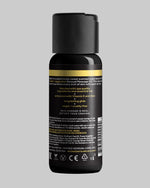 Skład INCI i certyfikaty wegańskiego olejku do masażu Wicked Wanilia - tył opakowania z instrukcją