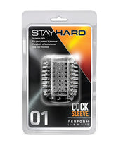 Oryginalne opakowanie nakładki na penisa Stay Hard Cock Sleeve 01, produkt marki Blush.