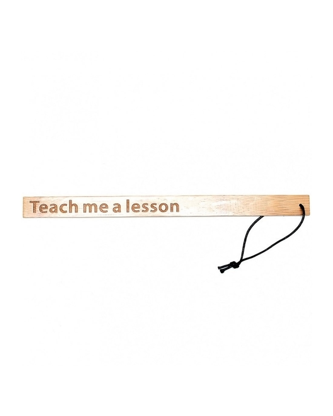 Packa bambusowa do klapsów z grawerem Teach Me A Lesson Rimba Bamboo Ruler