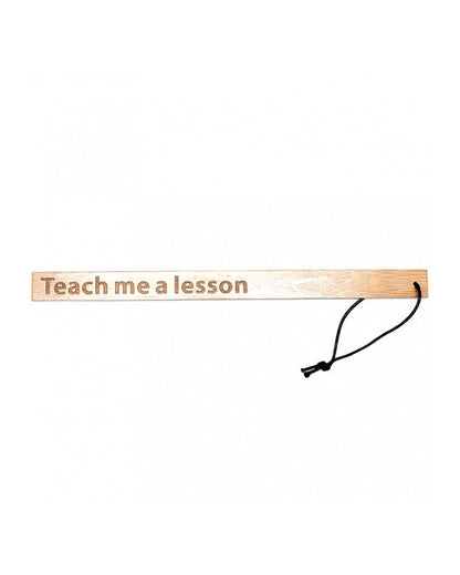 Packa bambusowa do klapsów z grawerem Teach Me A Lesson Rimba Bamboo Ruler