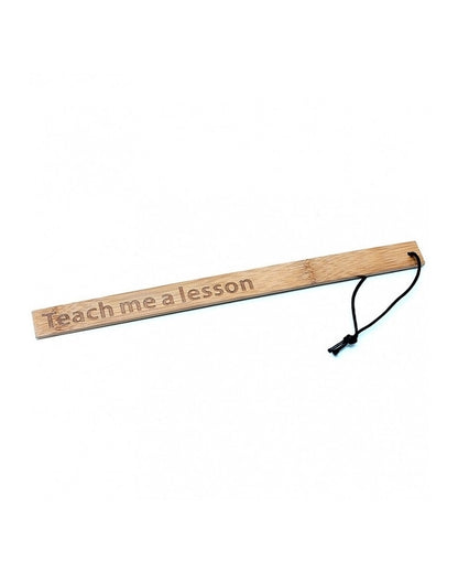 Packa bambusowa do klapsów z grawerem Teach Me A Lesson Rimba Bamboo Ruler