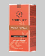 Pomarańczowe pudełko suplementu Aphrodict Muira Puama dla mężczyzn, 100 ml