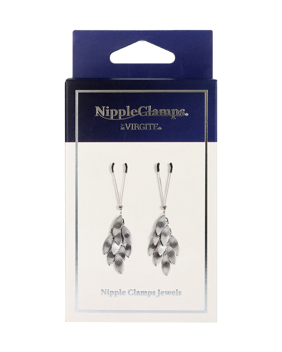 Virgite Metallic Grace Nipple Clamps regulowane zaciski na sutki z ozdobami