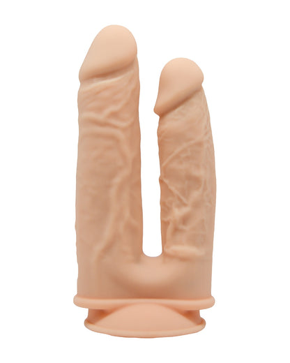 SilexD Double Penetration Model 1 podwójne dildo z przyssawką 19,5 cm i 17,5 cm