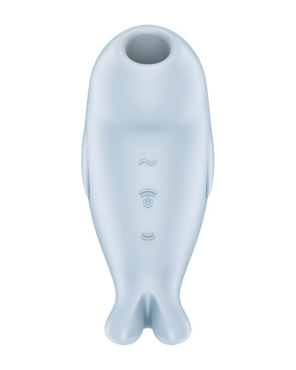 Stymulator łechtaczki w kształcie foki z technologią Air Pulse i wibracjami Satisfyer Seal You Soon