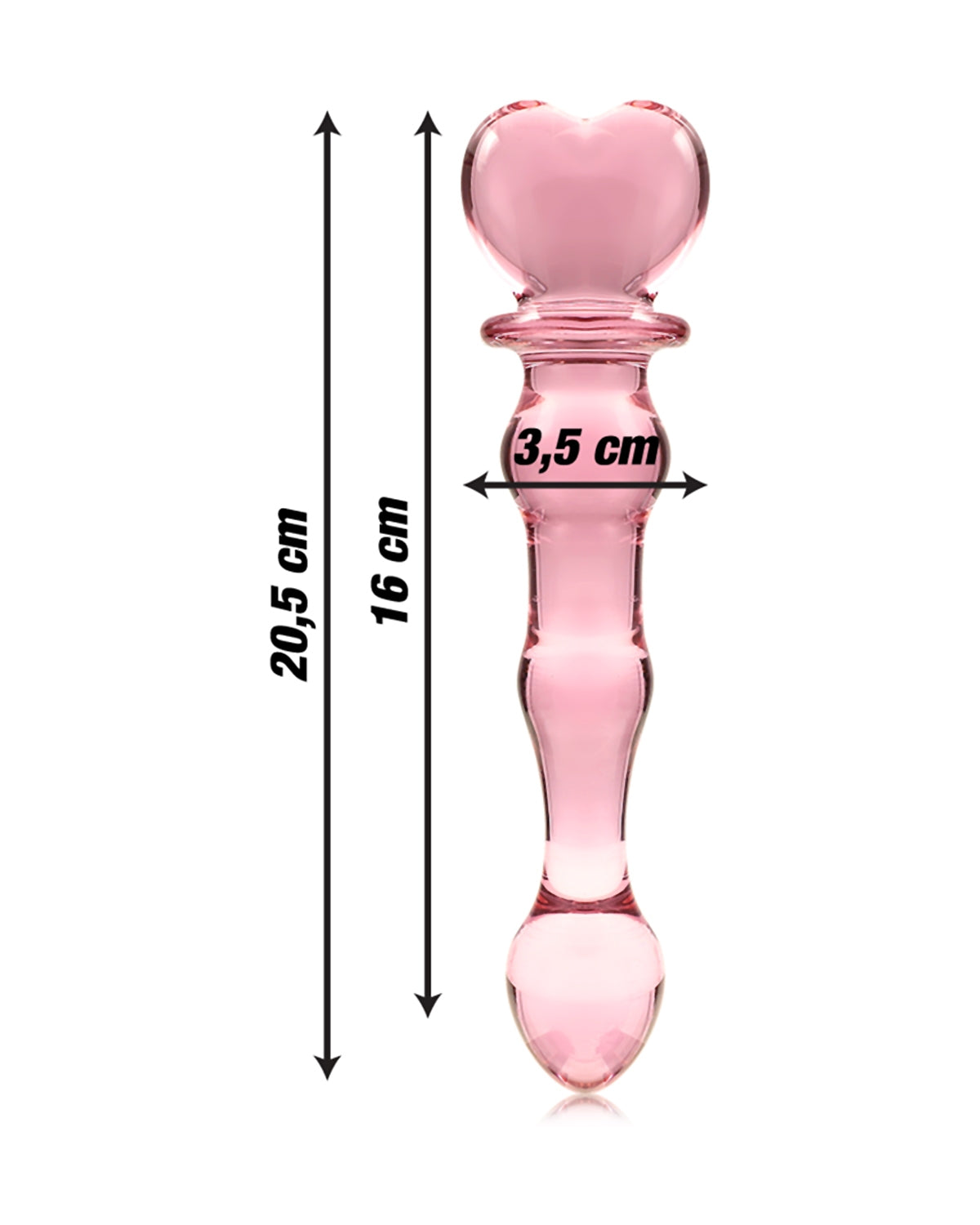 Nebula by Ibiza Model 21 dildo ze szkła borokrzemowego 20.5 cm x 3.5 cm