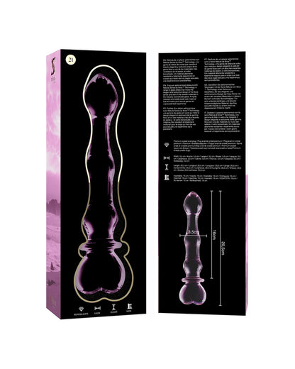 Nebula by Ibiza Model 21 dildo ze szkła borokrzemowego 20.5 cm x 3.5 cm