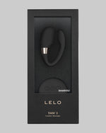 Wibrator dla par LELO Tiani 3 - eleganckie opakowanie z okienkiem i złotym logo - kolor czarny