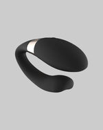 Wibrator dla par LELO Tiani Harmony - widok z góry na smukłą konstrukcję - kolor czarny