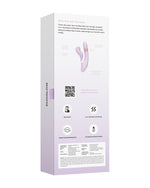 Tylna strona opakowania Svakom z opisem produktu, kodem QR i ikonami funkcji wibratora