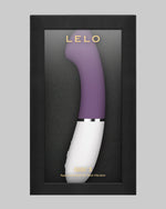 Wibrator punktu G LELO Gigi 3 - eleganckie opakowanie z okienkiem i złotym logo - kolor fioletowy