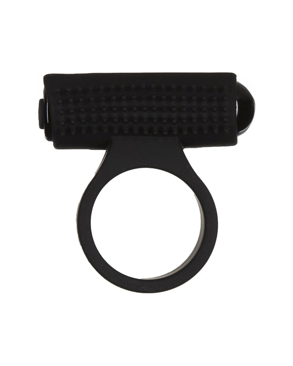 Wibrujący ring erekcyjny ładowany USB COSMIC COCK RING WITH BULLET 9 FUNCTION - czarny
