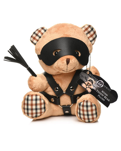 XR Brands BDSM Teddy Bear maskotka BDSM miś z pejczem i maską