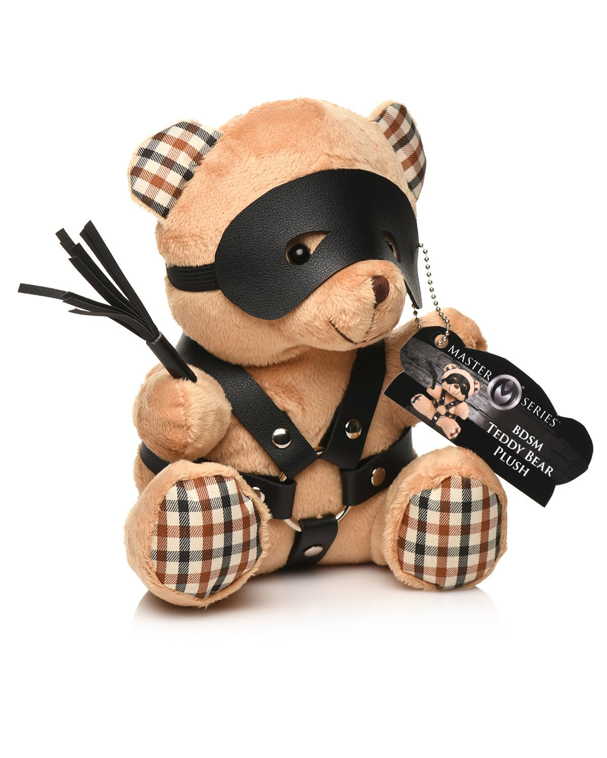 XR Brands BDSM Teddy Bear maskotka BDSM miś z pejczem i maską