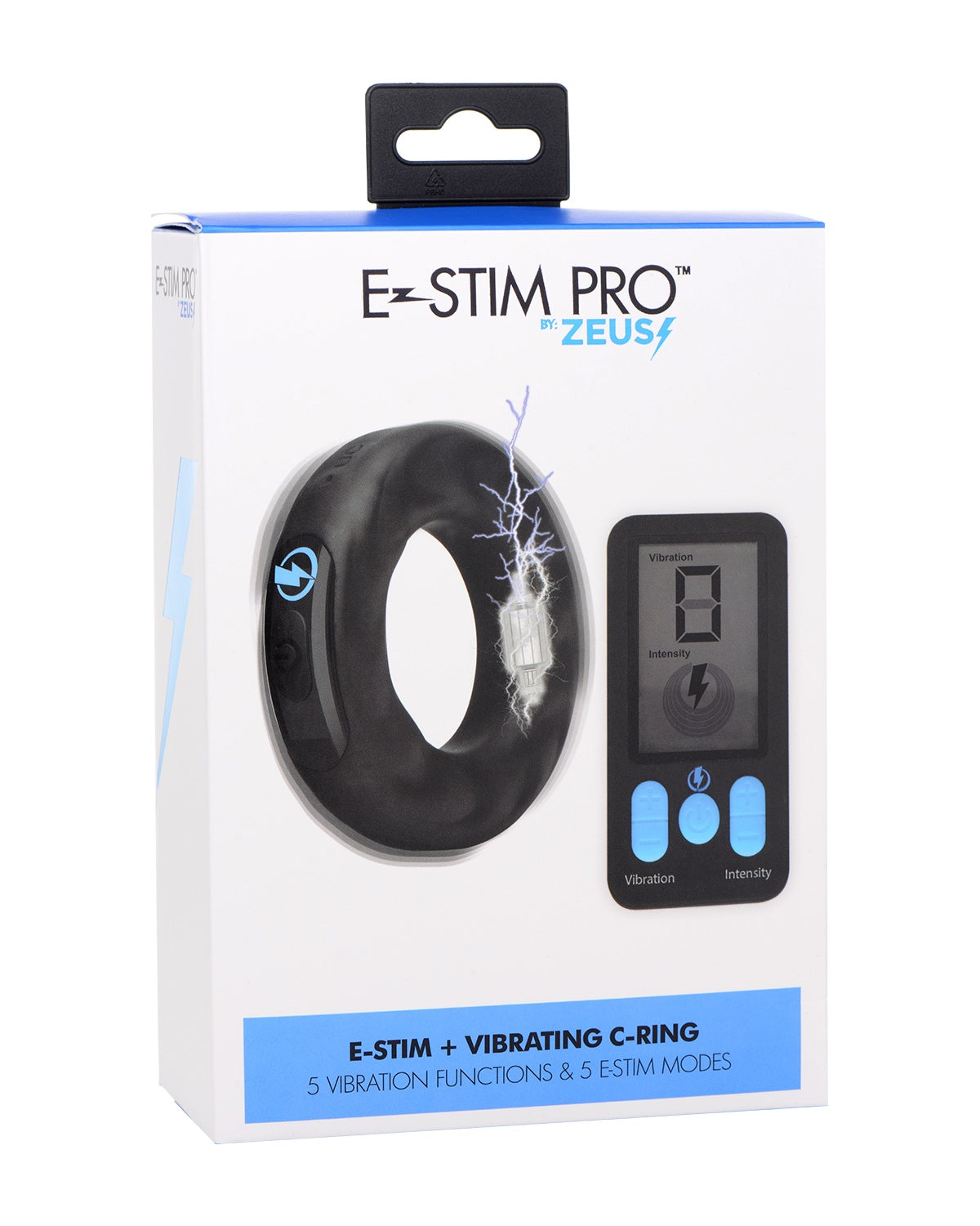 XR Brands E-Stim Pro Vibrating Cockring wibrujący pierścień erekcyjny z elektrostymulacją i pilotem