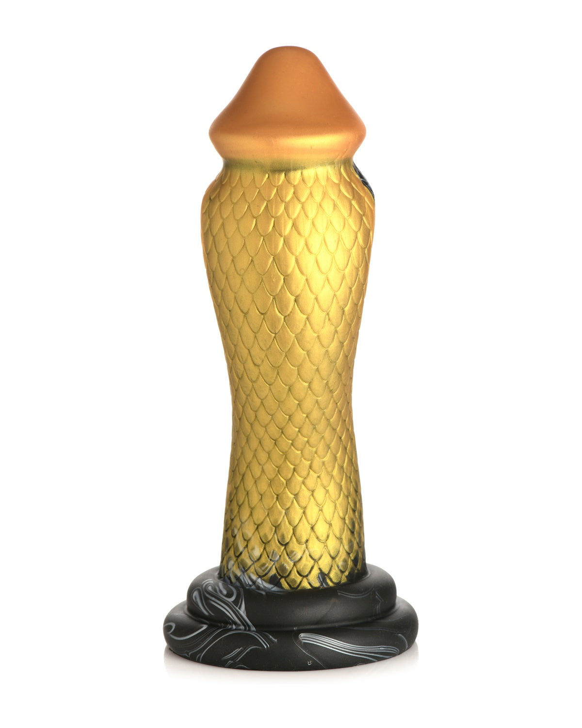 XR Brands Golden Mamba silikonowe dildo inspirowane kobrą