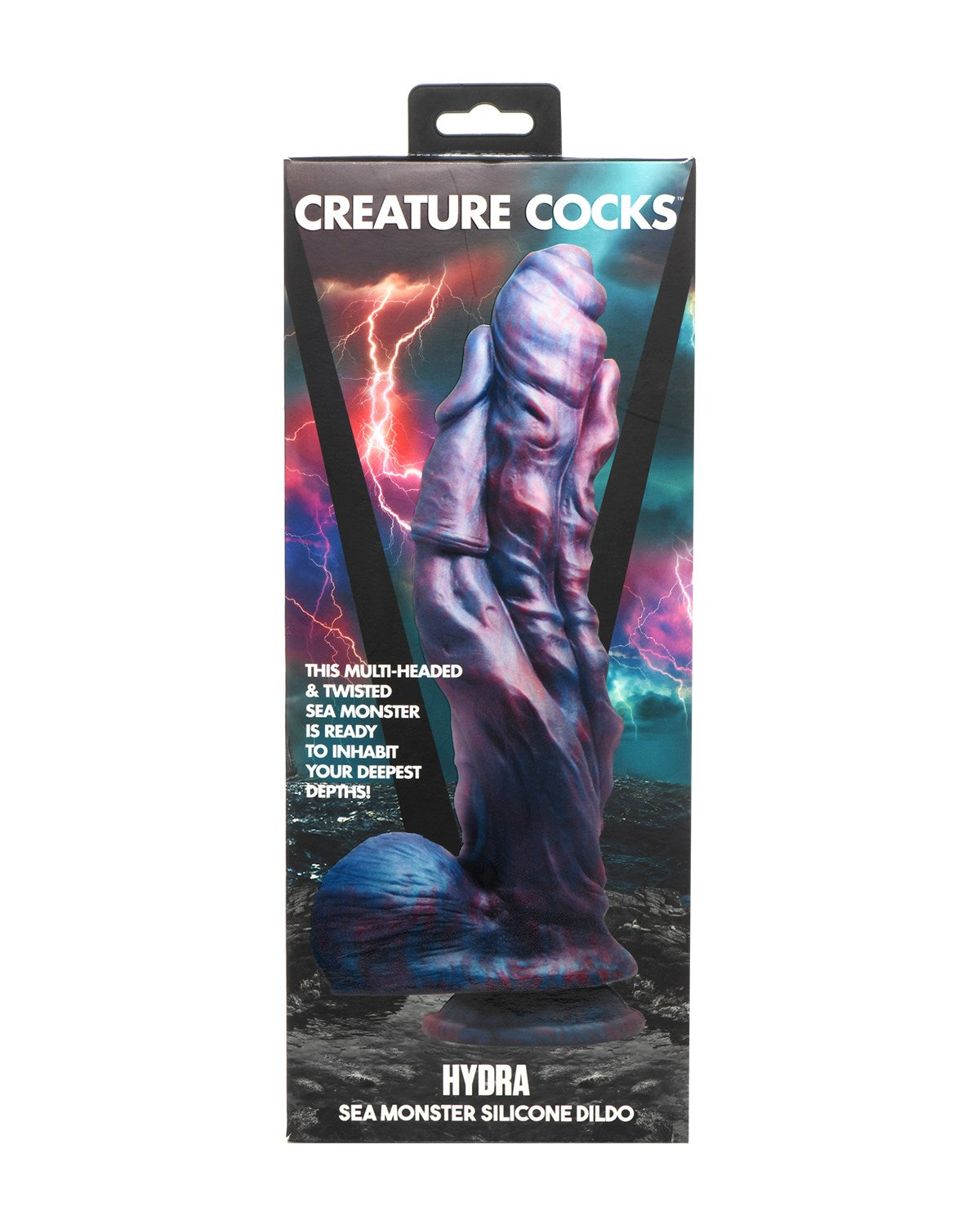 XR Brands Hydra Sea Monster silikonowe dildo trzygłowe