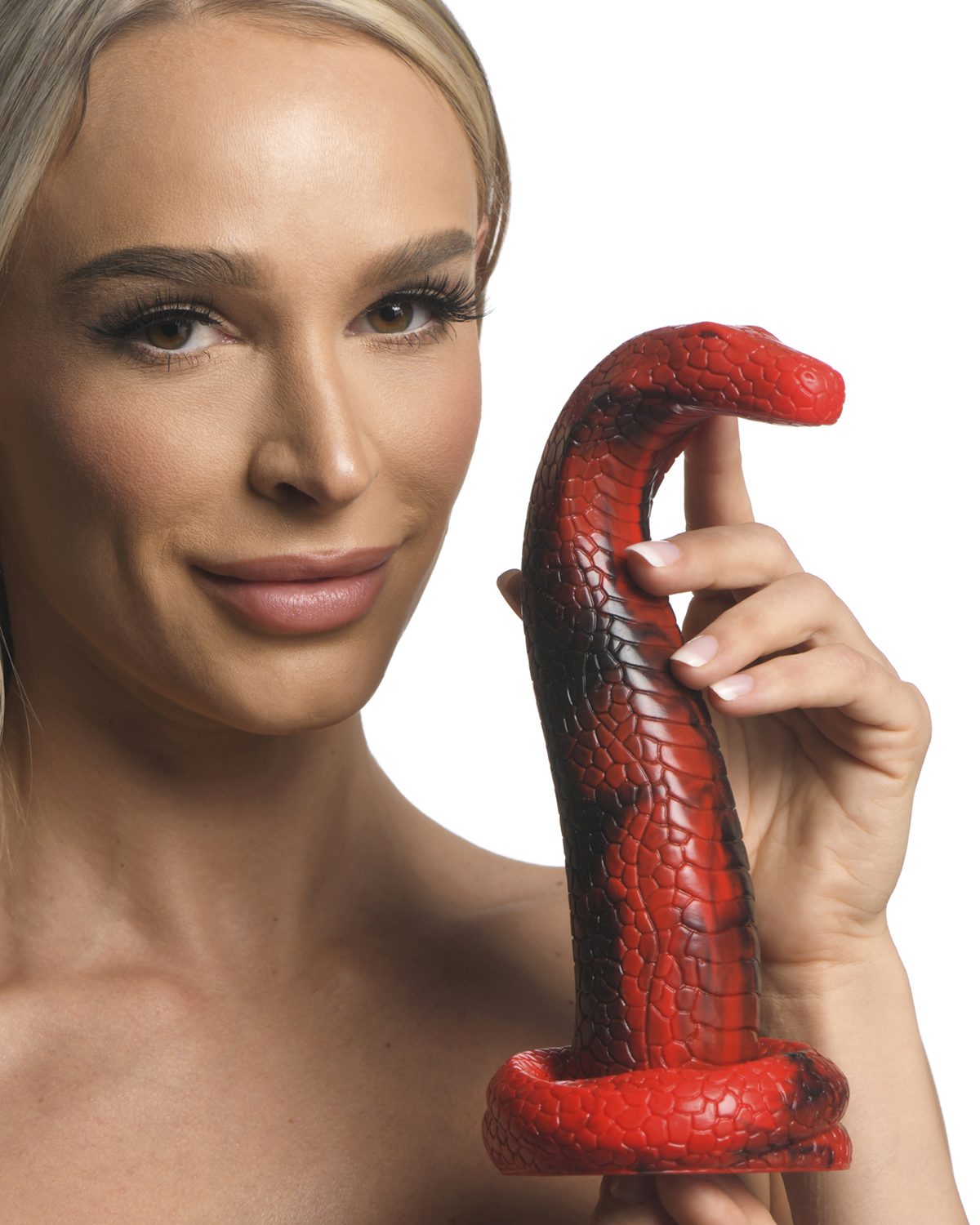 XR Brands King Cobra silikonowe dildo w kształcie kobry