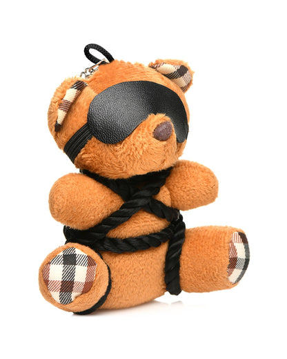 XR Brands Rope Teddy Bear brelok BDSM miś w stylu shibari z maską