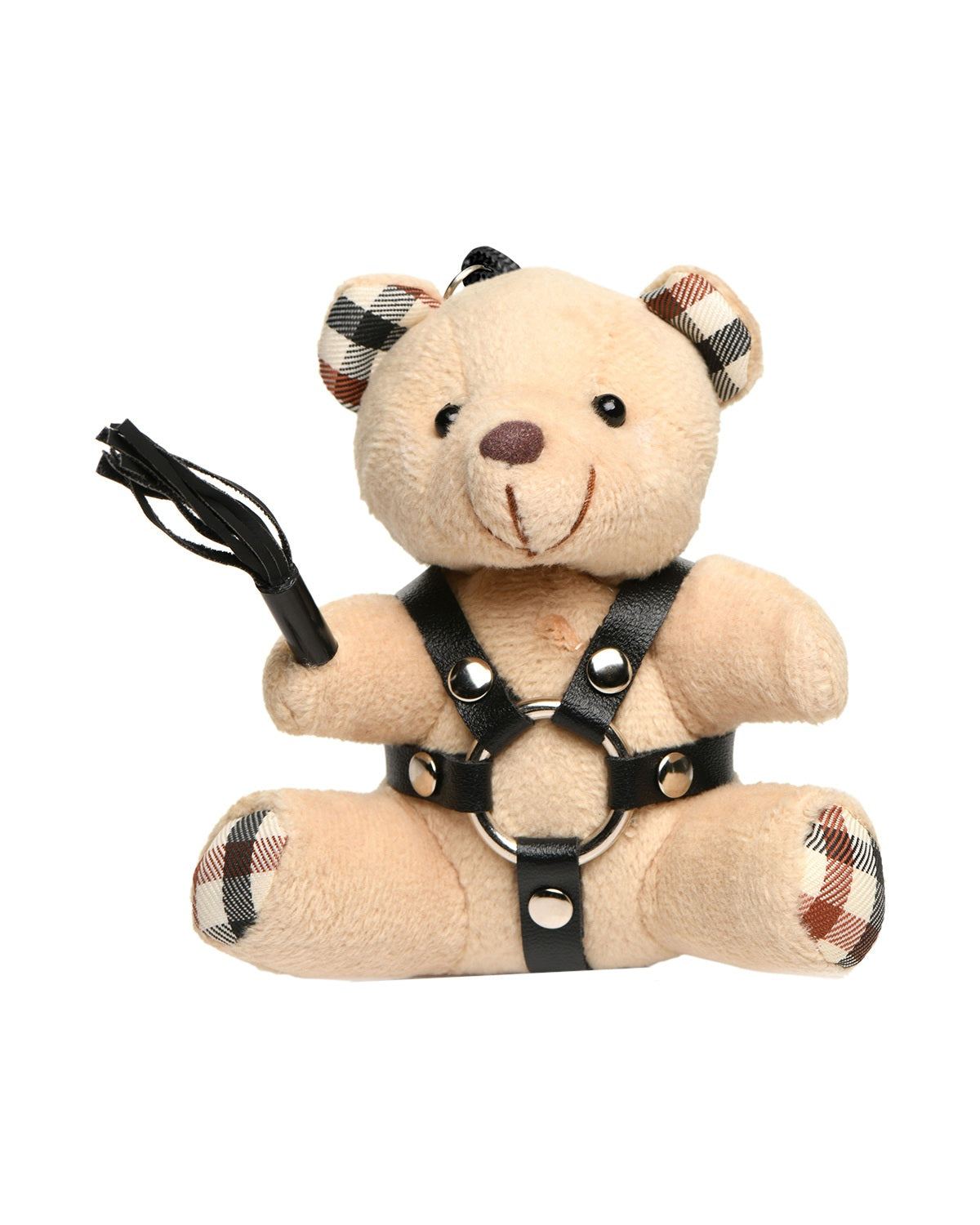 XR Brands BDSM Teddy Bear brelok BDSM miś z pejczem i maską