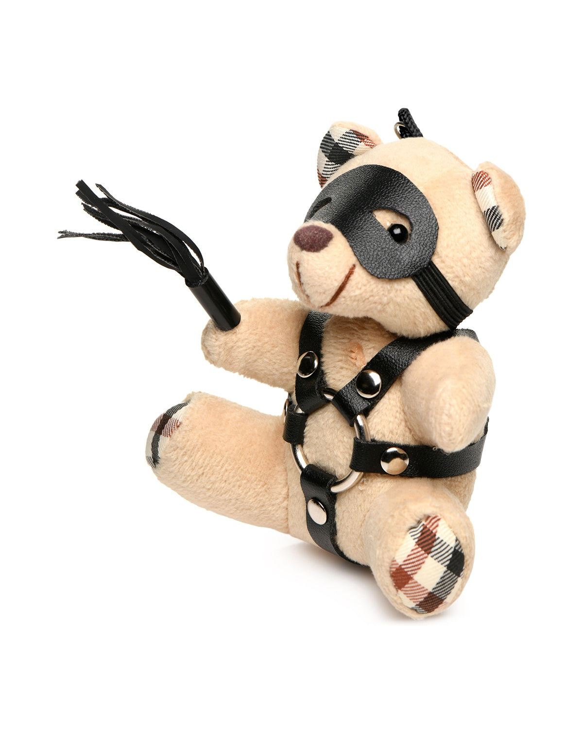 XR Brands BDSM Teddy Bear brelok BDSM miś z pejczem i maską