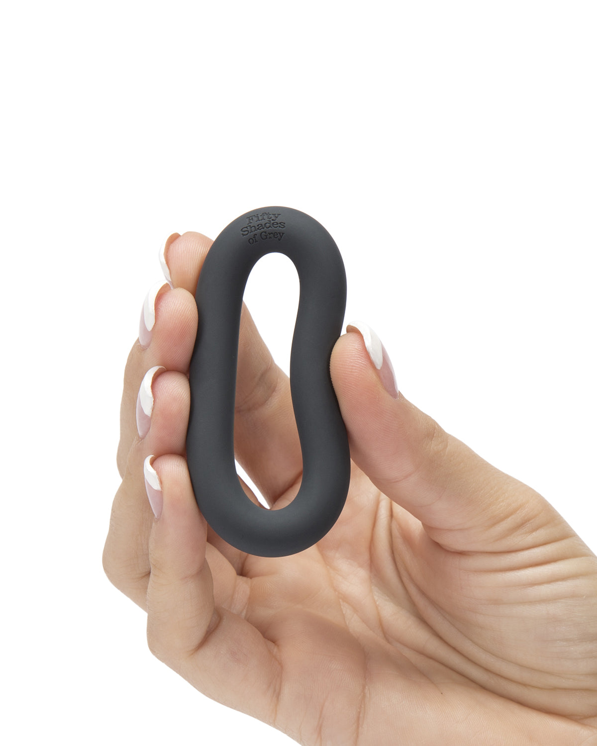 50 Twarzy Greya A Perfect O Silicone Ring pierścień erekcyjny czarny