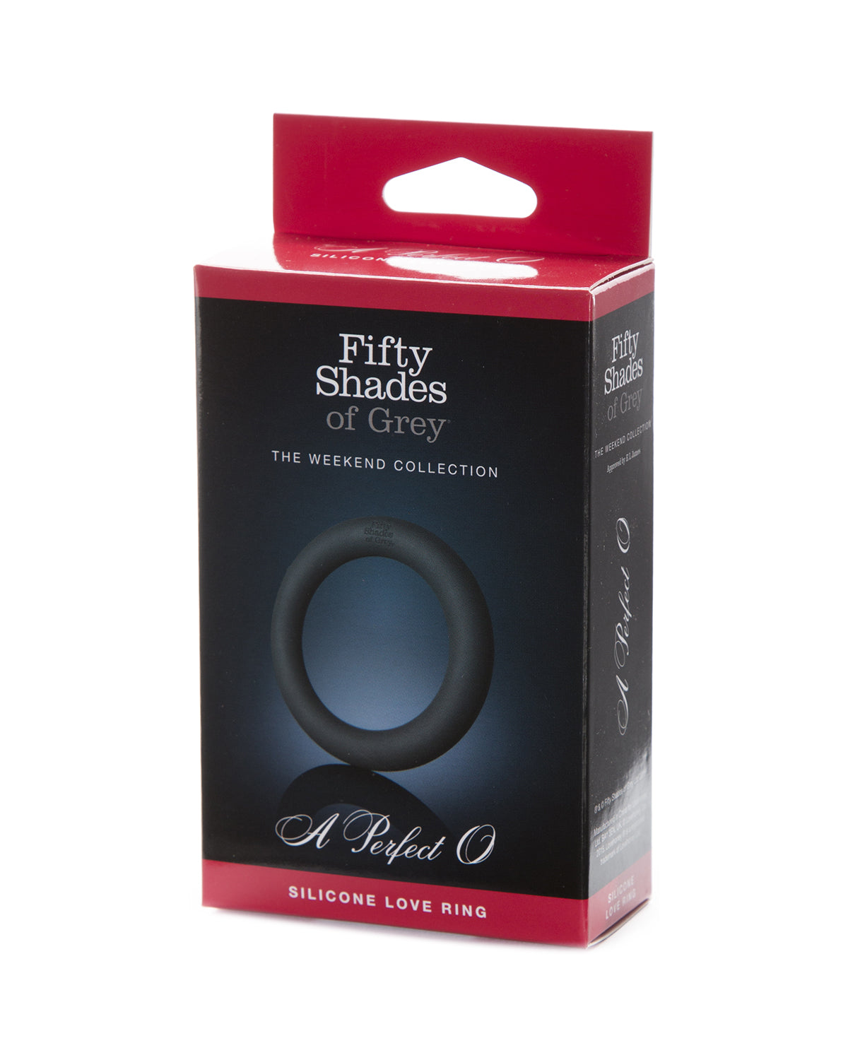 50 Twarzy Greya A Perfect O Silicone Ring pierścień erekcyjny czarny