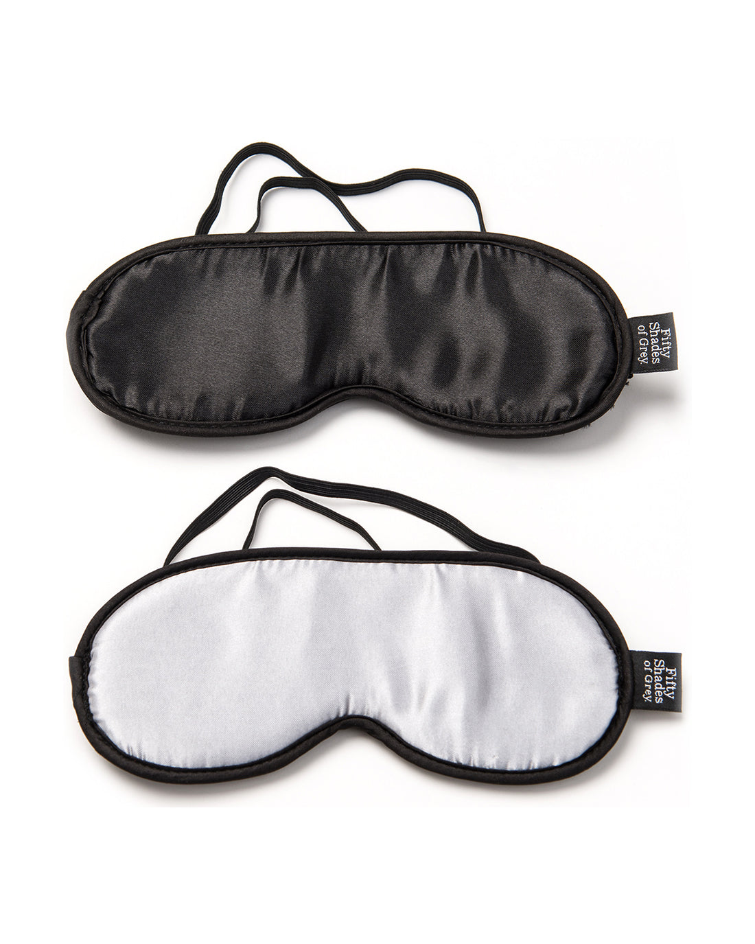 50 Twarzy Greya Blindfold Set zestaw dwóch satynowych masek na oczy