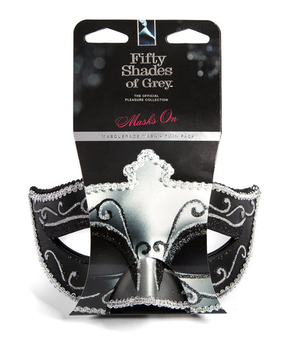 50 Twarzy Greya Masquerade Mask zestaw dwóch masek