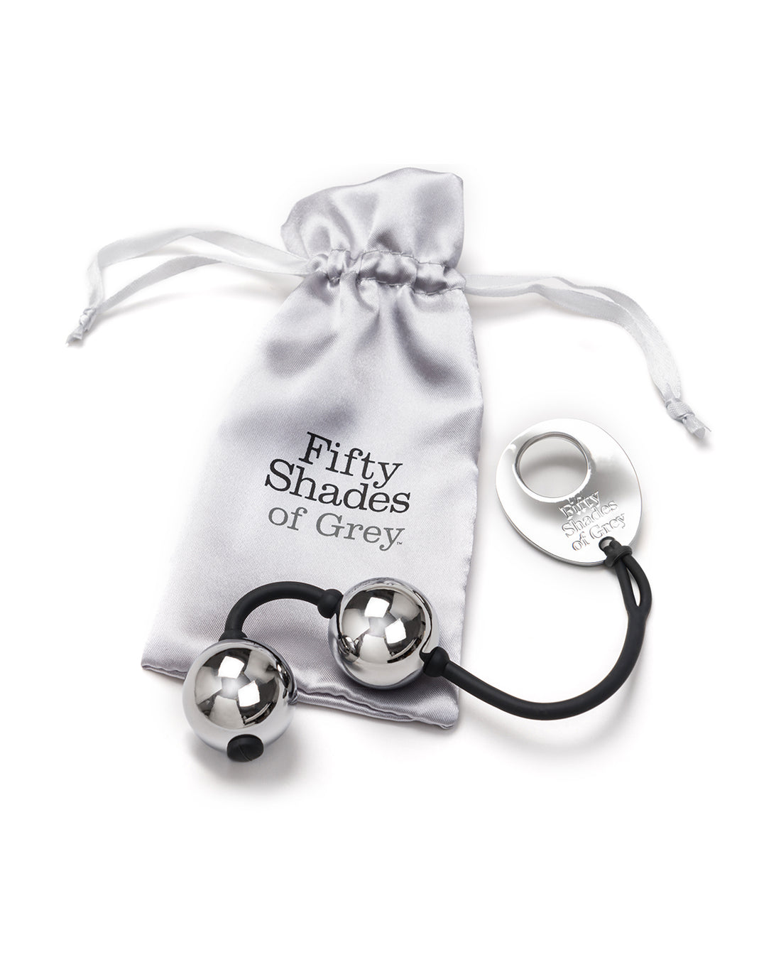 50 Twarzy Greya Silver Pleasure Balls duże i ciężkie metalowe kulki gejszy