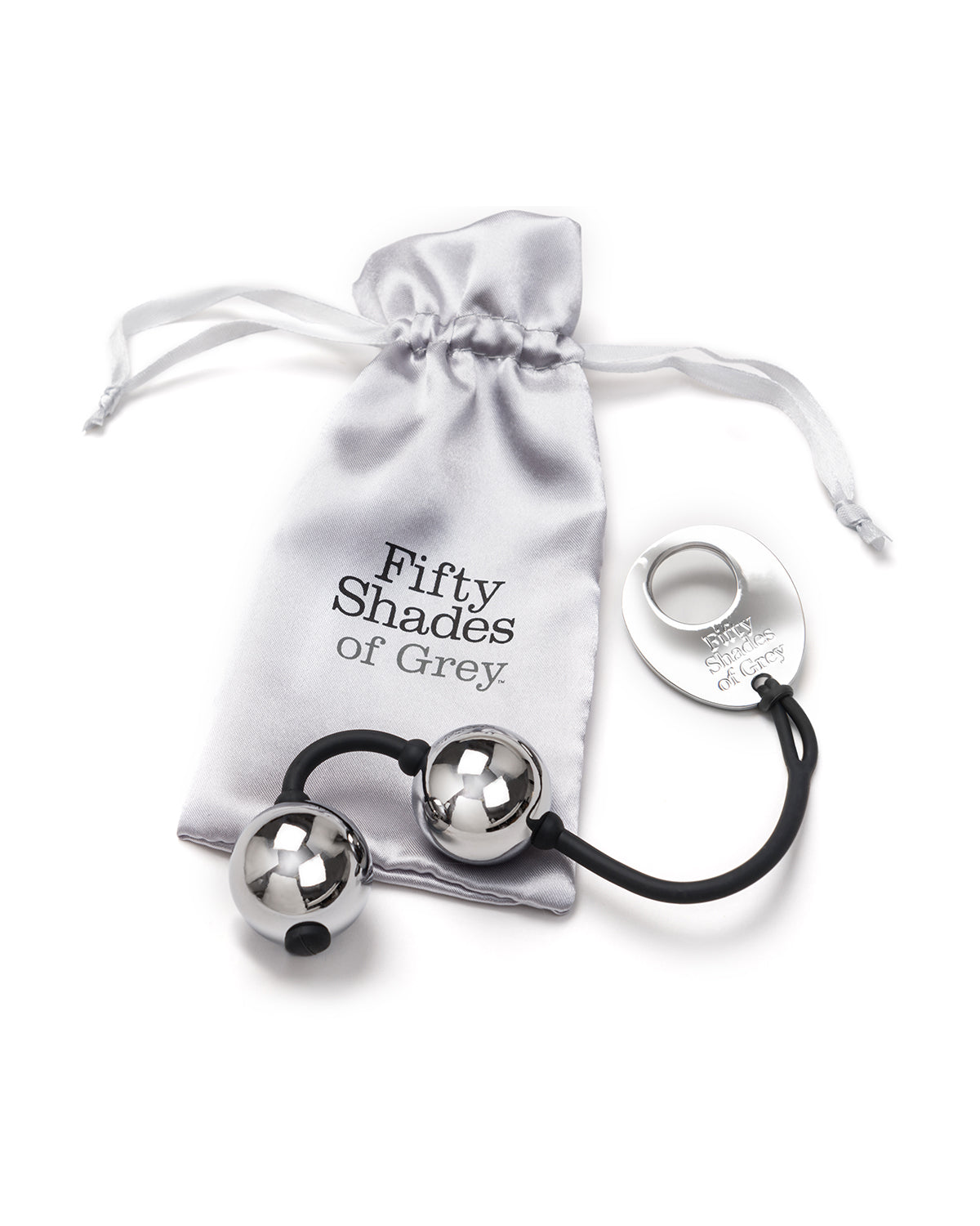 50 Twarzy Greya Silver Pleasure Balls duże i ciężkie metalowe kulki gejszy