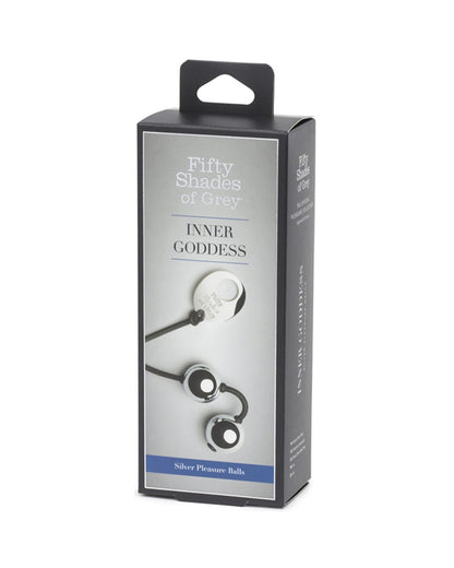 50 Twarzy Greya Silver Pleasure Balls duże i ciężkie metalowe kulki gejszy