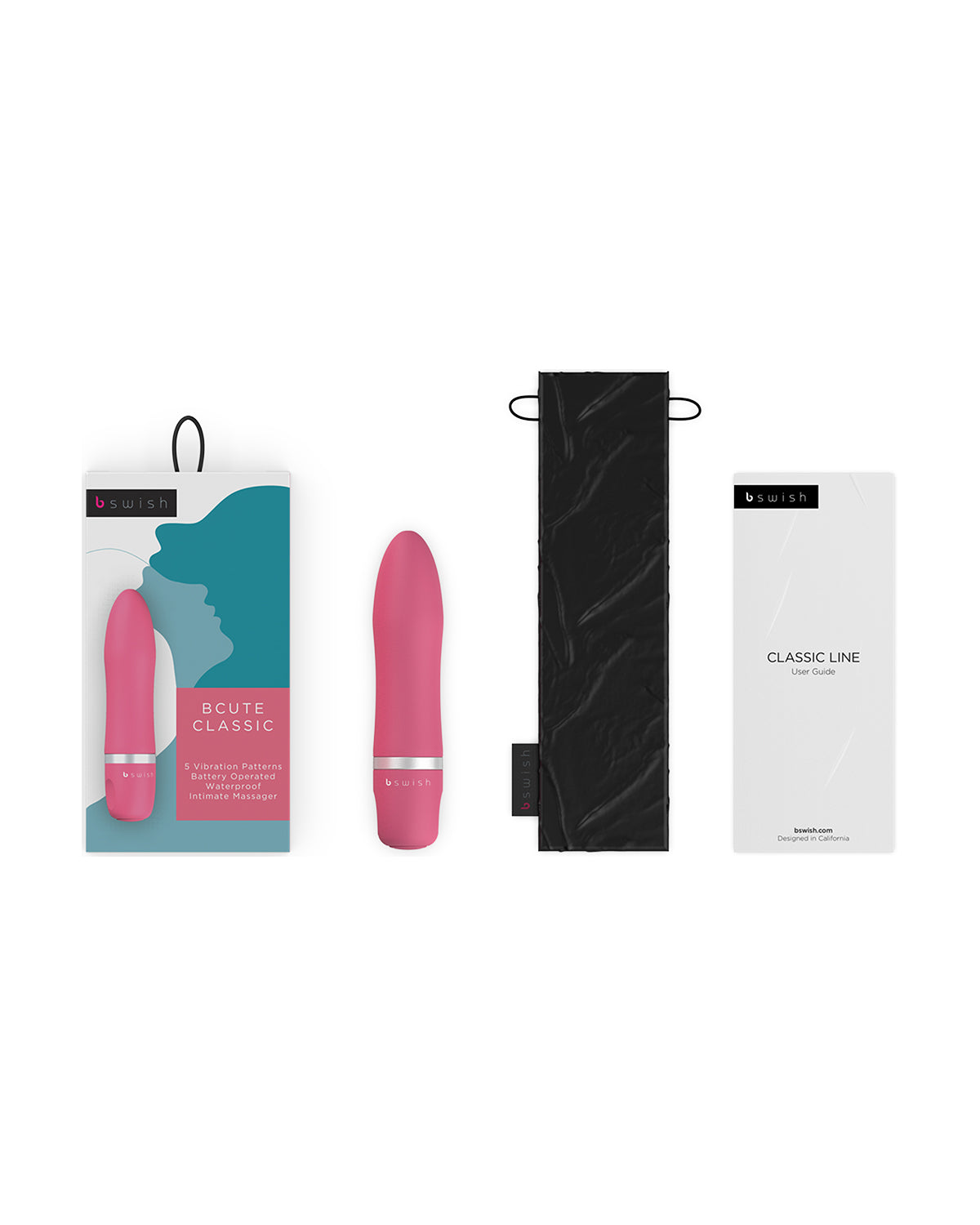 B Swish Bcute Classic miniwibrator różowy