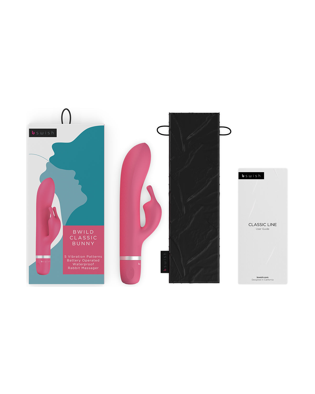 B Swish Bwild Classic Bunny wibrator króliczek różowy