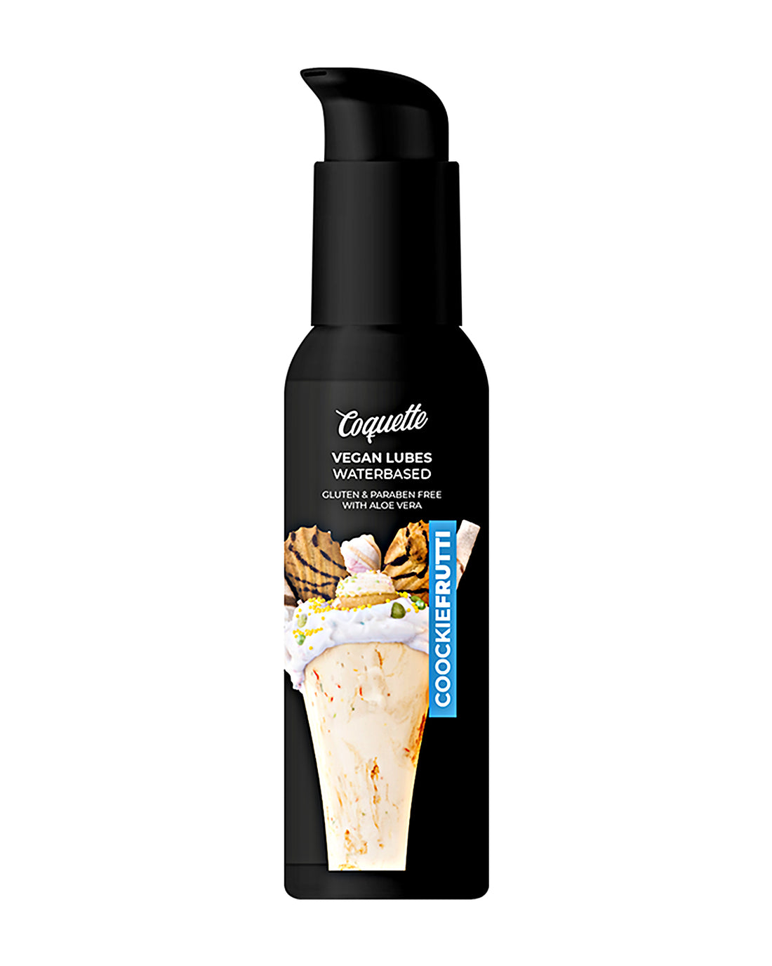 Coquette Cosmetics Vegan Lubes CookieFrutti smoothie z ciastkami i owocami tropikalnymi lubrykant wegański na bazie wody 100 ml