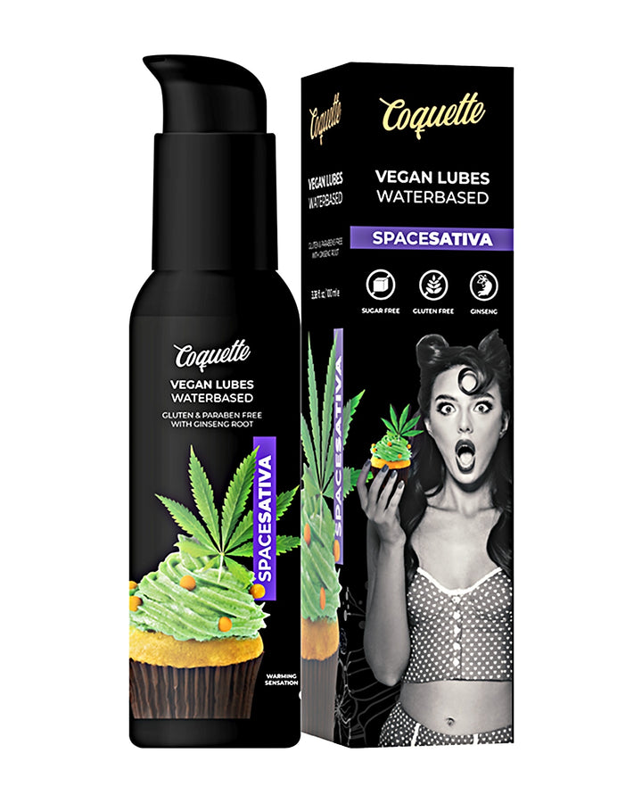 Coquette Cosmetics Vegan Lubes Space Sativa konopie lubrykant wegański na bazie wody 100 ml