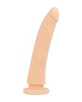 Delta Club Toys Dong Flesh silikonowe dildo z przyssawką 17 cm x 3 cm, beżowe