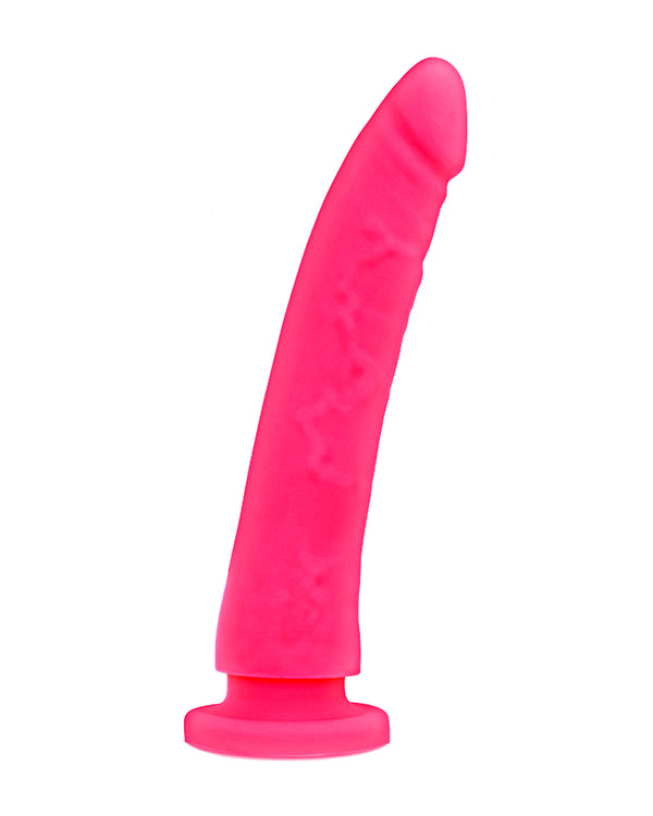 Delta Club Toys Dong Pink silikonowe dildo z przyssawką 17 cm x 3 cm, różowe