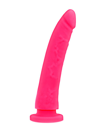 Delta Club Toys Dong Pink silikonowe dildo z przyssawką 23 cm x 4.5 cm, różowe