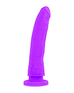 Delta Club Toys Dong Purple silikonowe dildo z przyssawką 20 cm x 4 cm, fioletowe