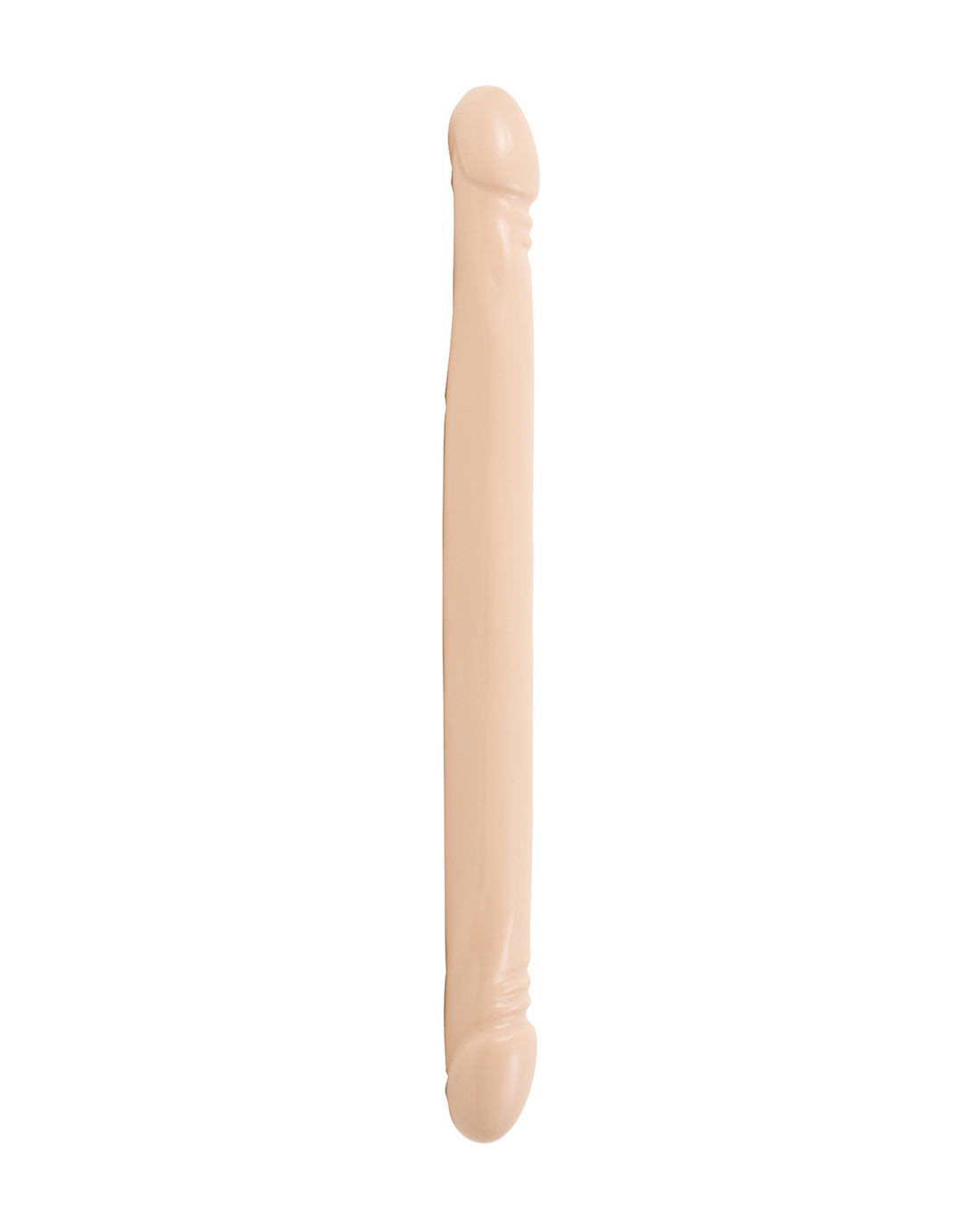Doc Johnson Double Header Smooth dwustronne dildo beżowe 44 cm