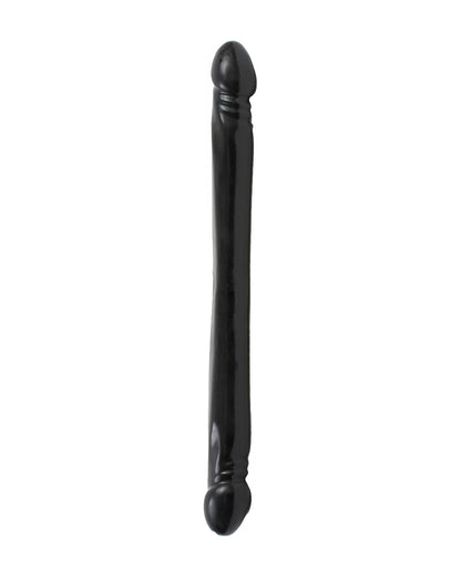 Doc Johnson Double Header Smooth dwustronne dildo czarne 44 cm