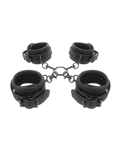 Fetish Submissive Hogtie and Cuff Set zestaw kajdanek na ręce i nogi