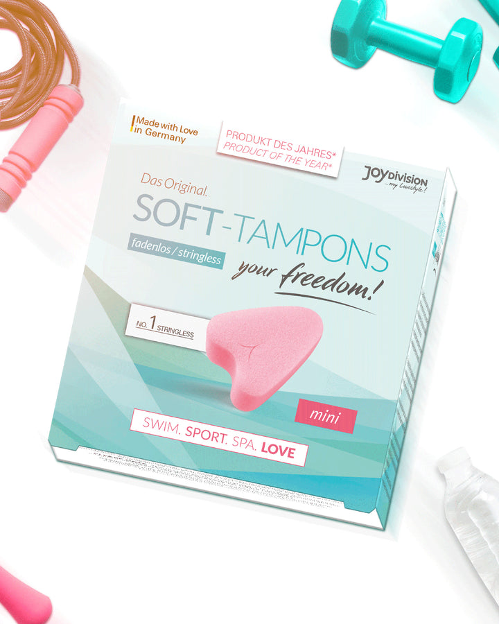 JOYDIVISION Soft-Tampons Mini tampony bez szurka pomniejszony rozmiar 3 sztuki