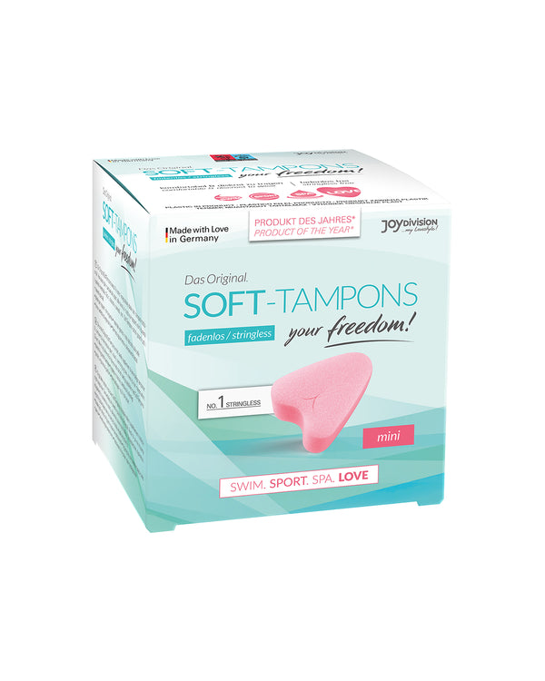 JOYDIVISION Soft-Tampons Mini tampony bez szurka pomniejszony rozmiar 3 sztuki