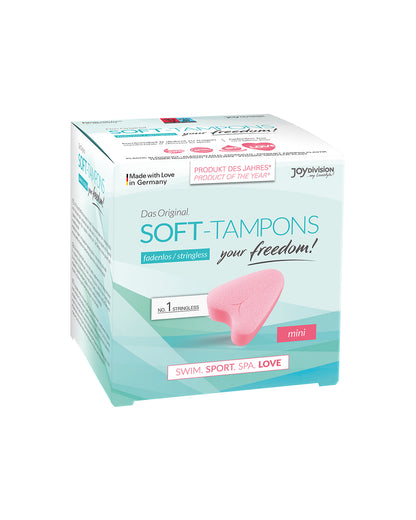 JOYDIVISION Soft-Tampons Mini tampony bez szurka pomniejszony rozmiar 3 sztuki