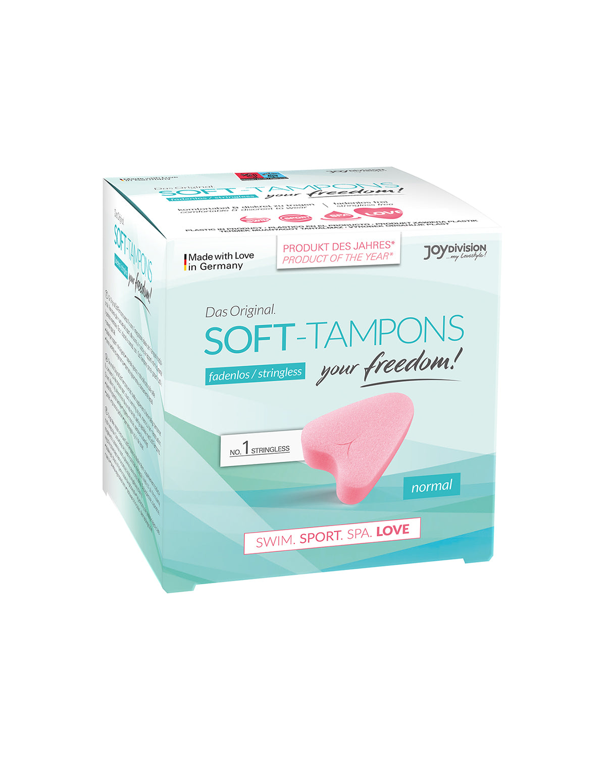 JOYDIVISION Soft-Tampons Normal tampony bez szurka klasyczny rozmiar 3 sztuki